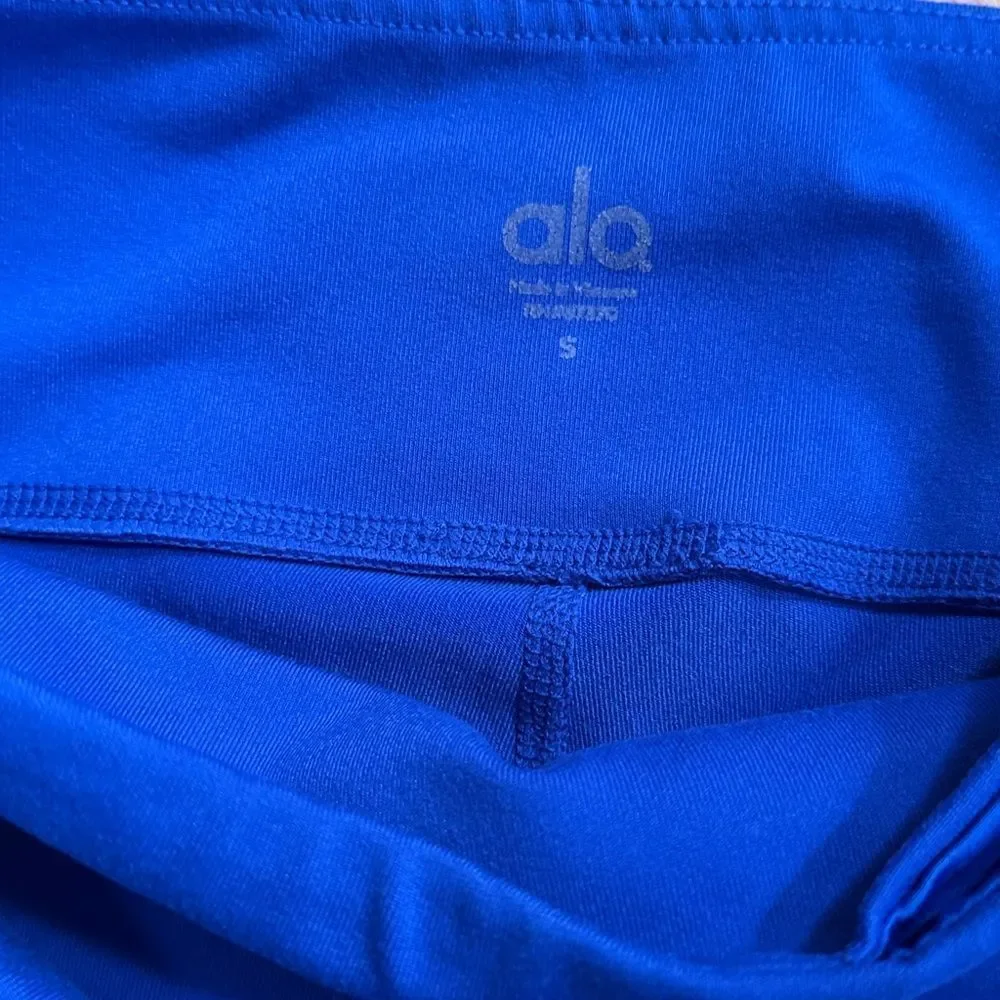 Alo Blue and Black Leggings S